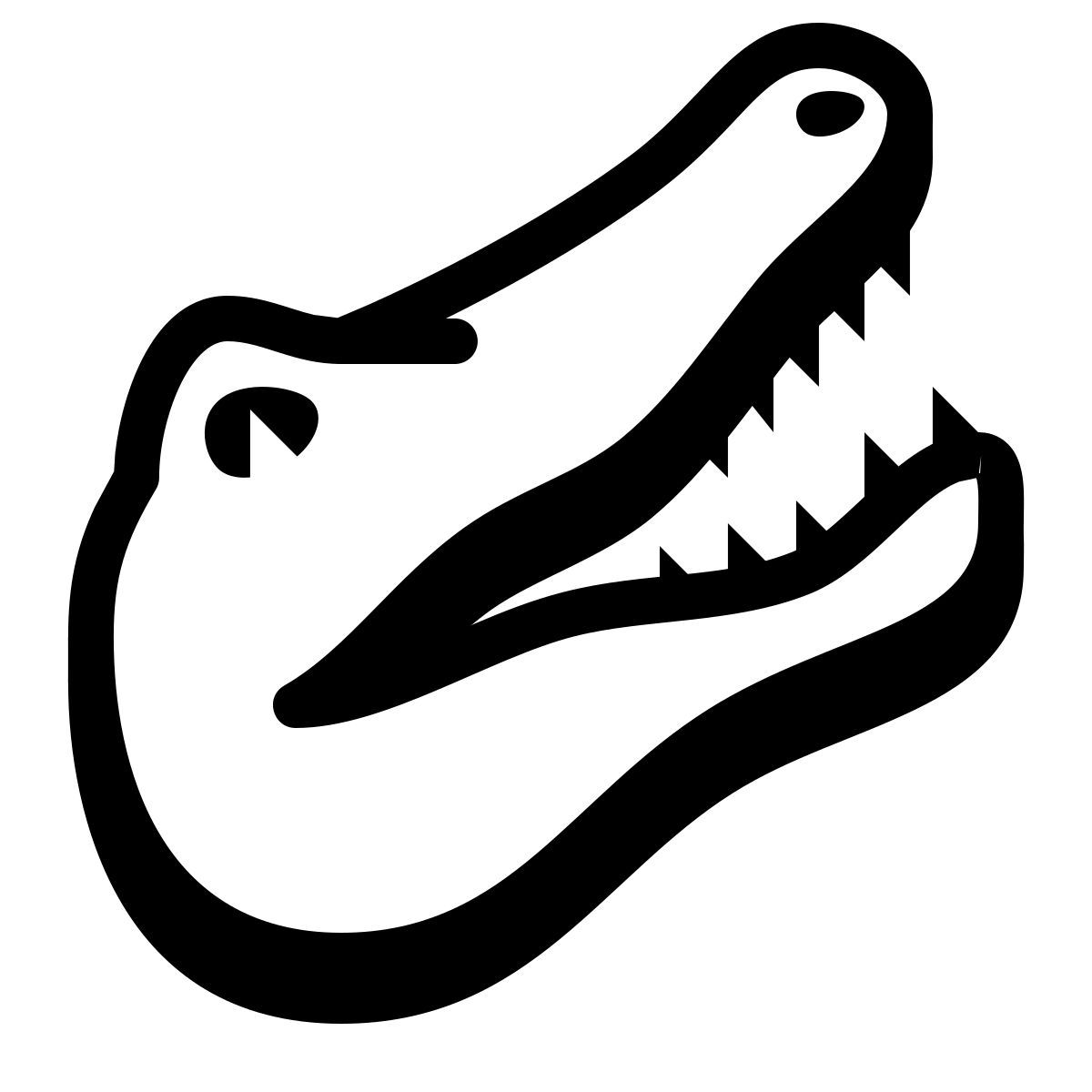 badges style 鳄鱼 icon