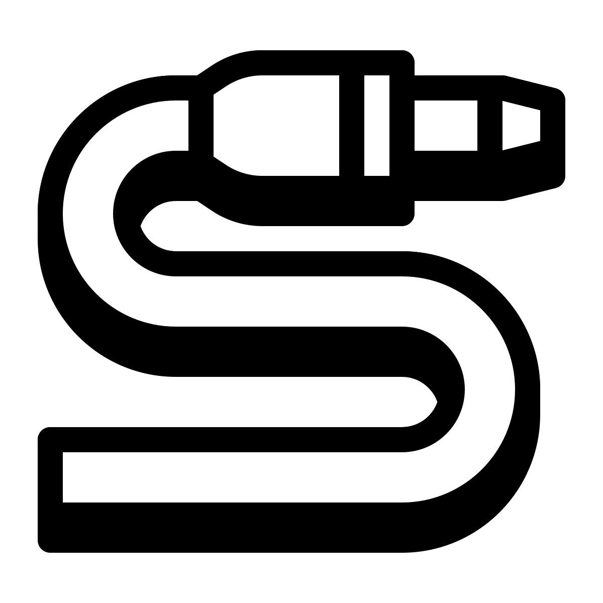 badges style audio cable  v2 icon