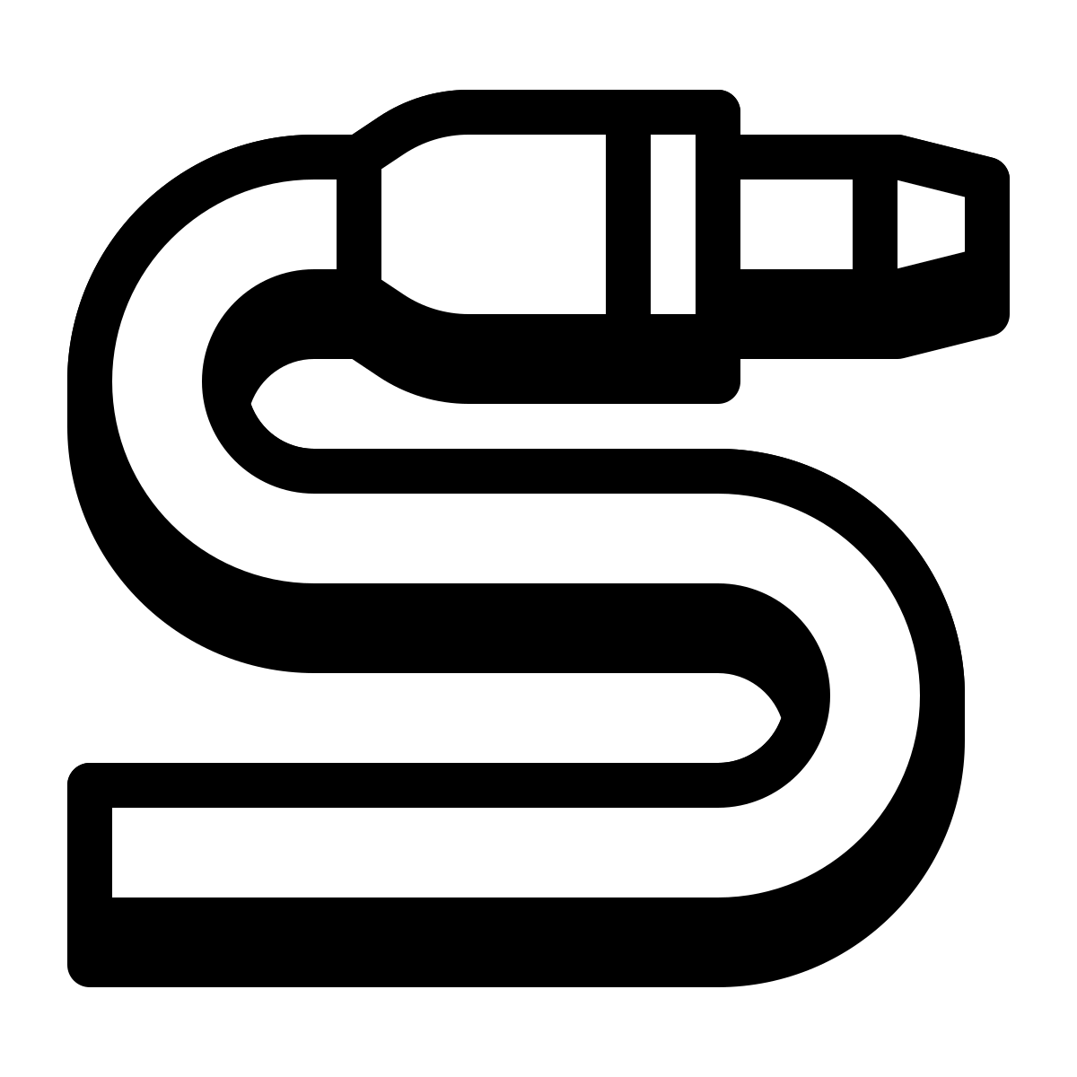 badges style audio cable  v2 icon