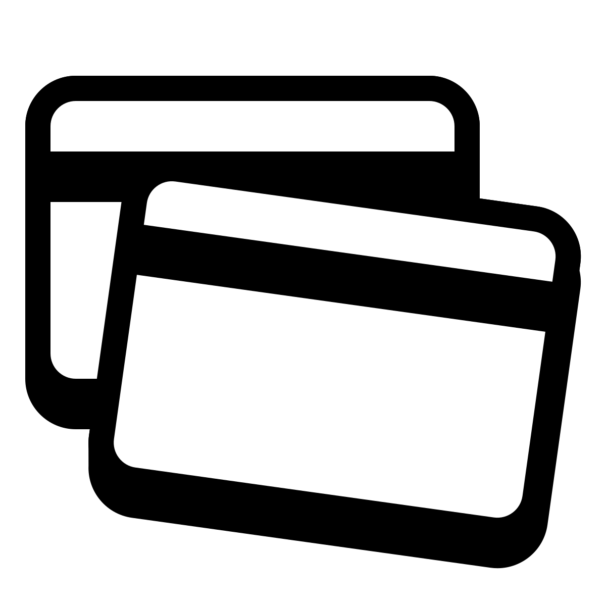 badges style bank cards icon