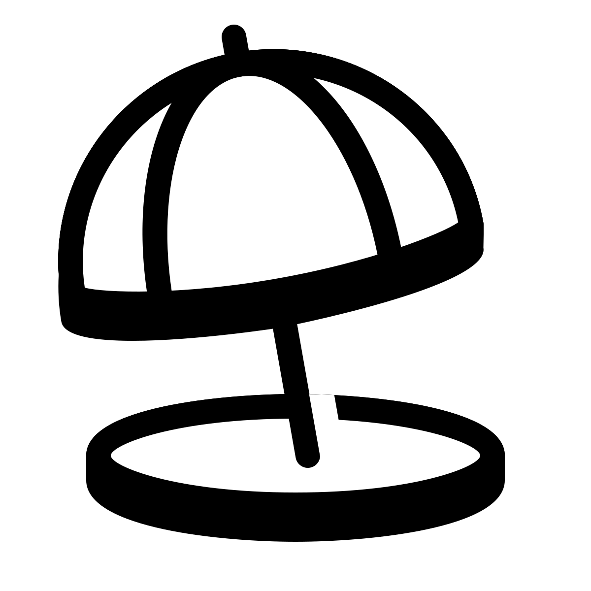badges style beach umbrella icon