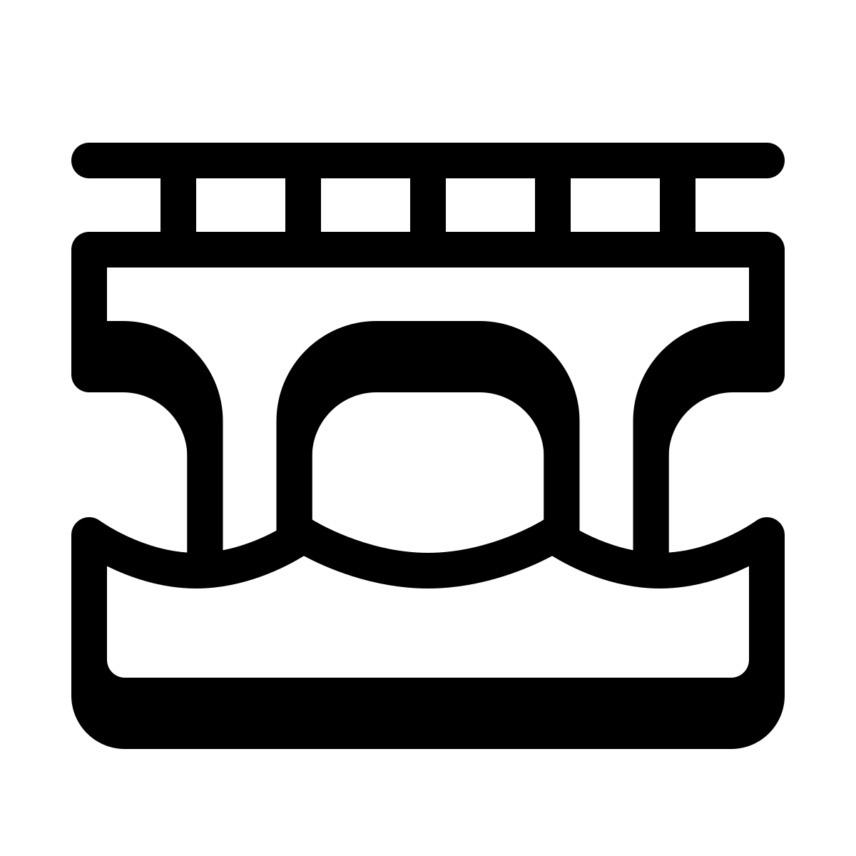 badges style bridge icon