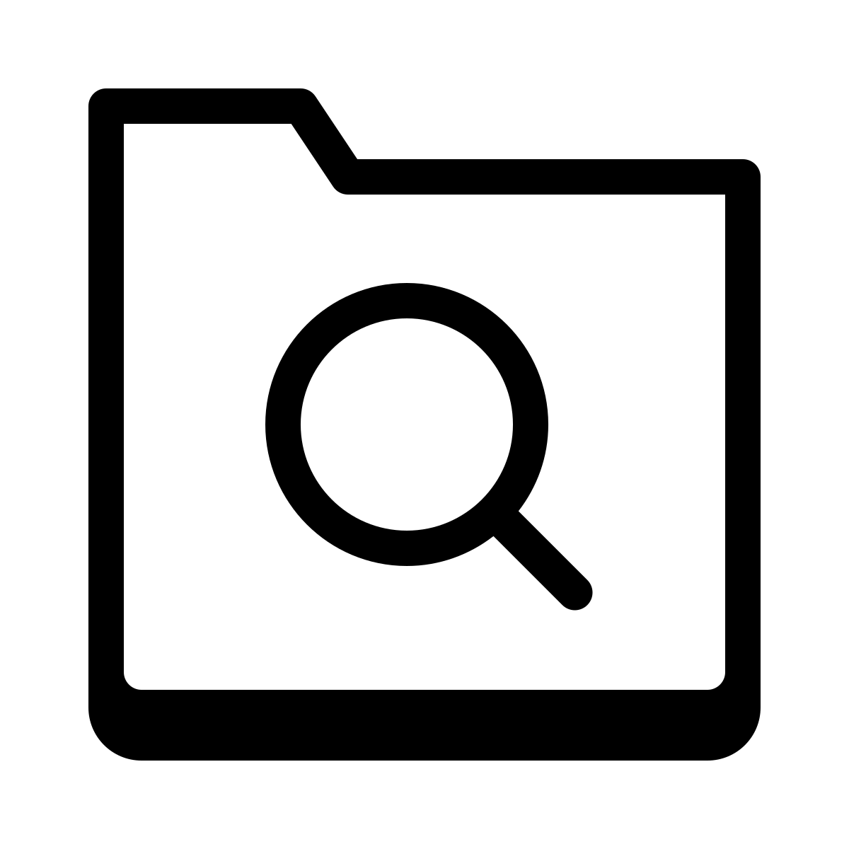 badges style browse folder icon