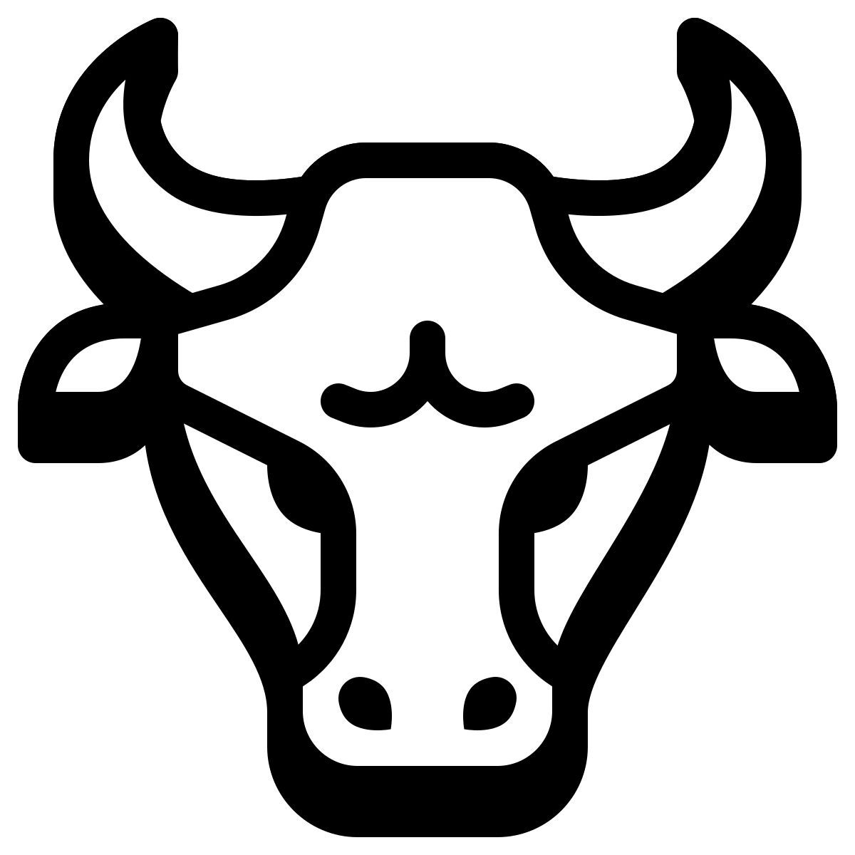 badges style taureau icon