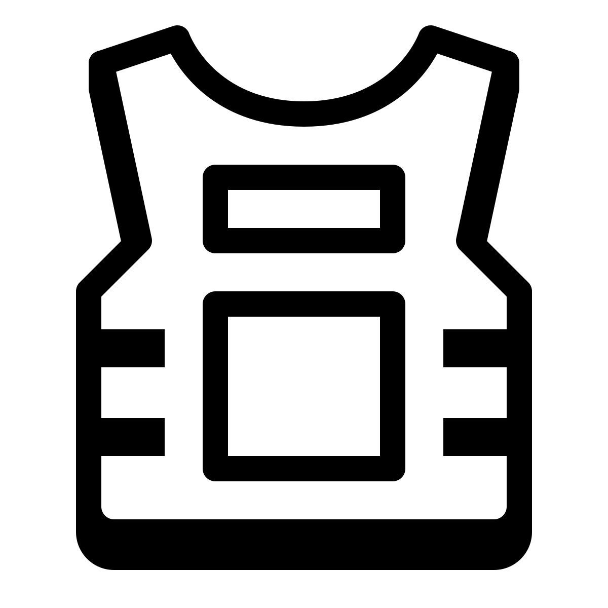 badges style kugelsichere weste icon