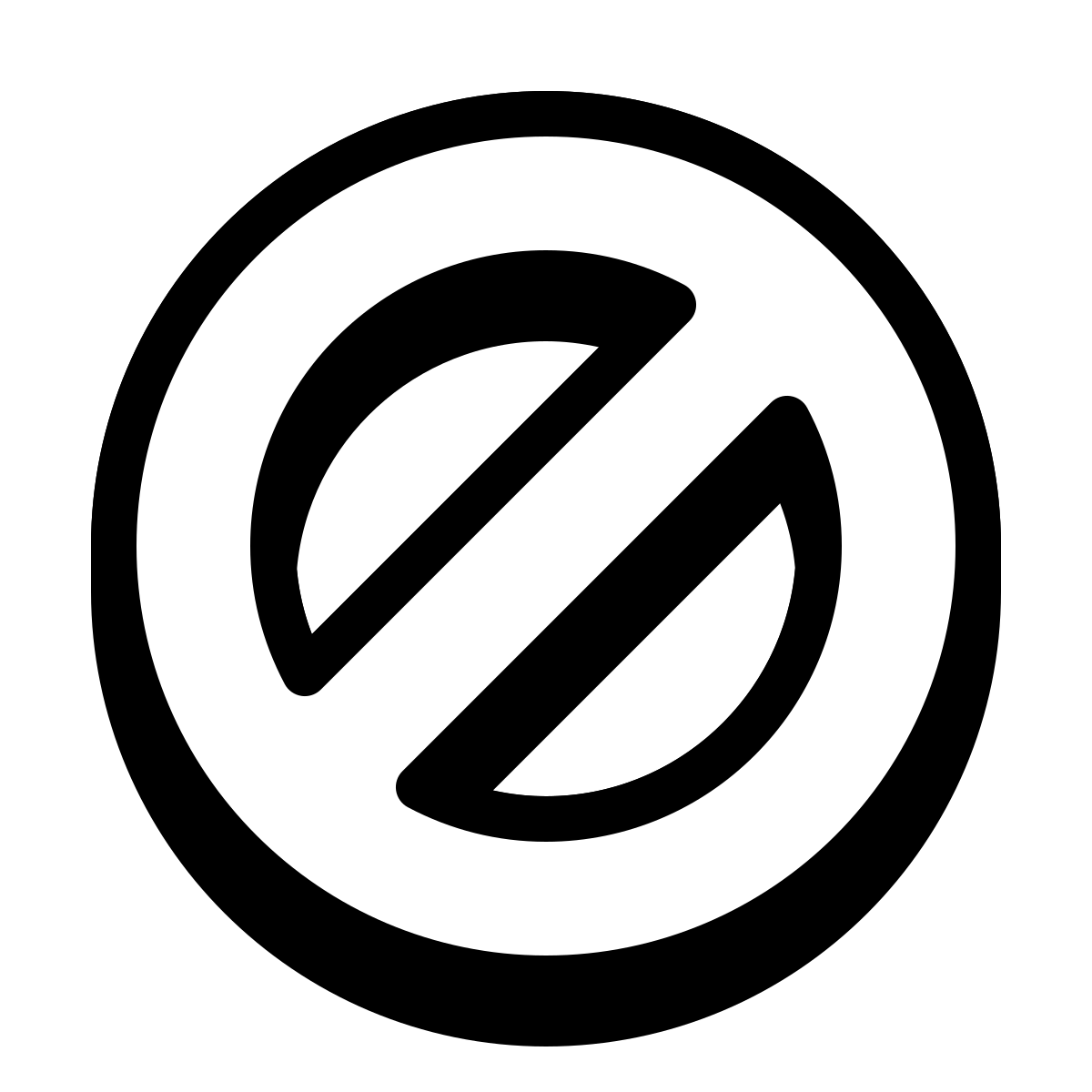 badges style cancel 2 icon