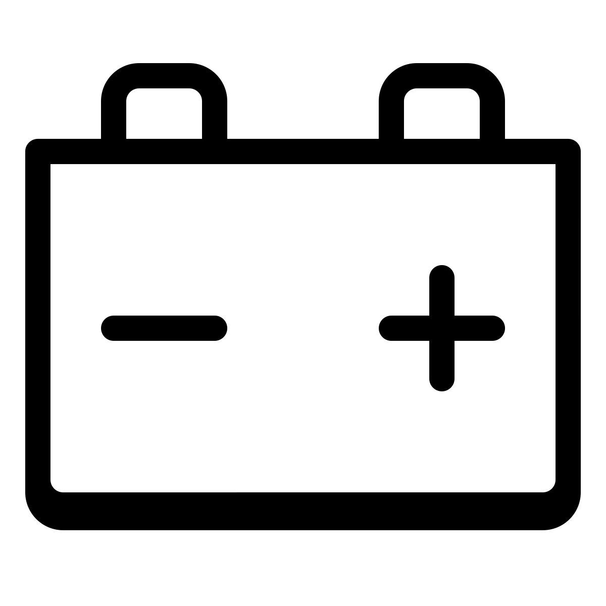 badges style batterie de voiture icon