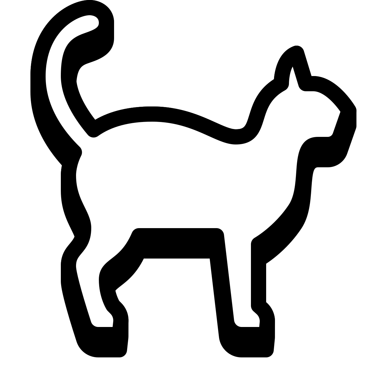 badges style cat icon