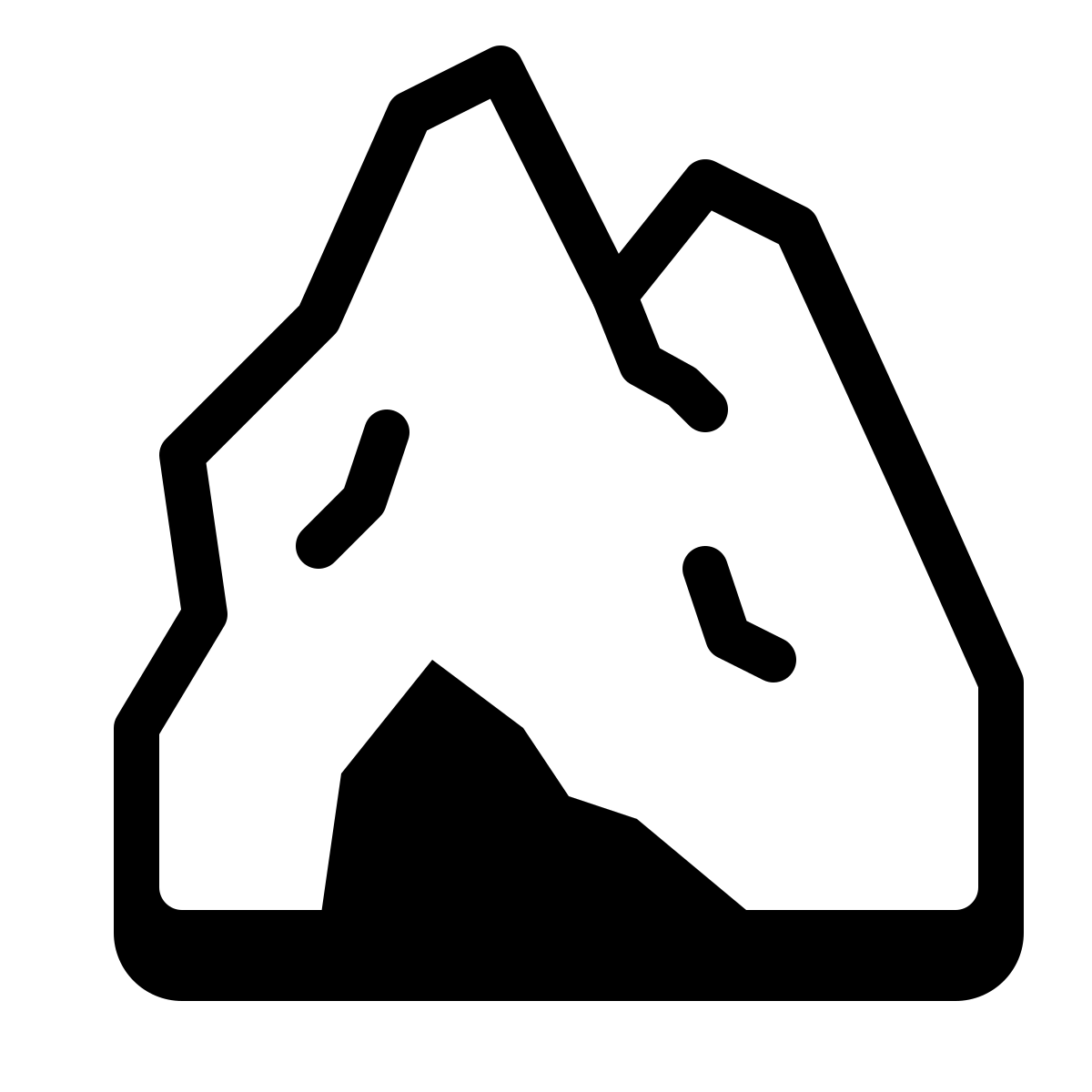 badges style cave icon