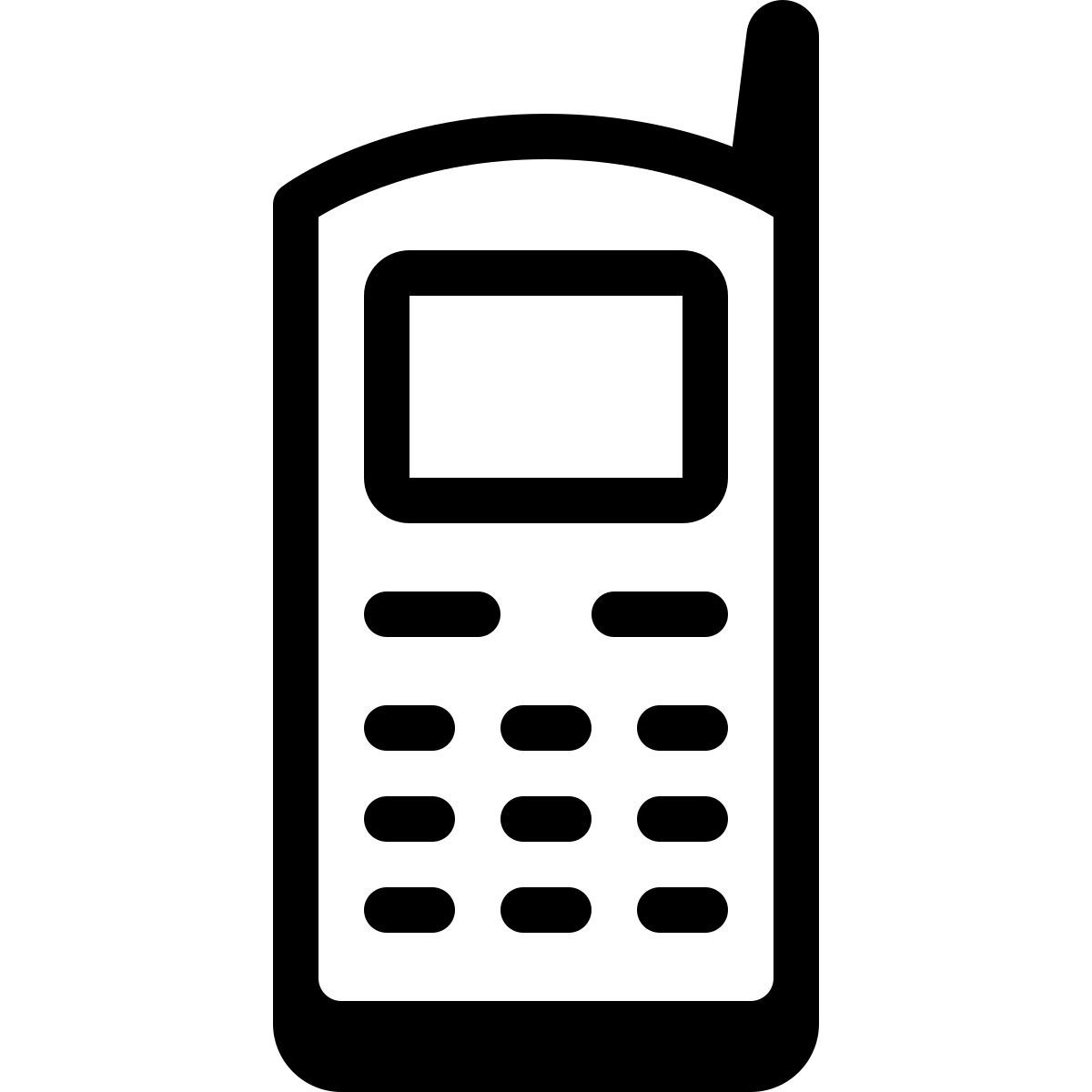 badges style featurephone icon