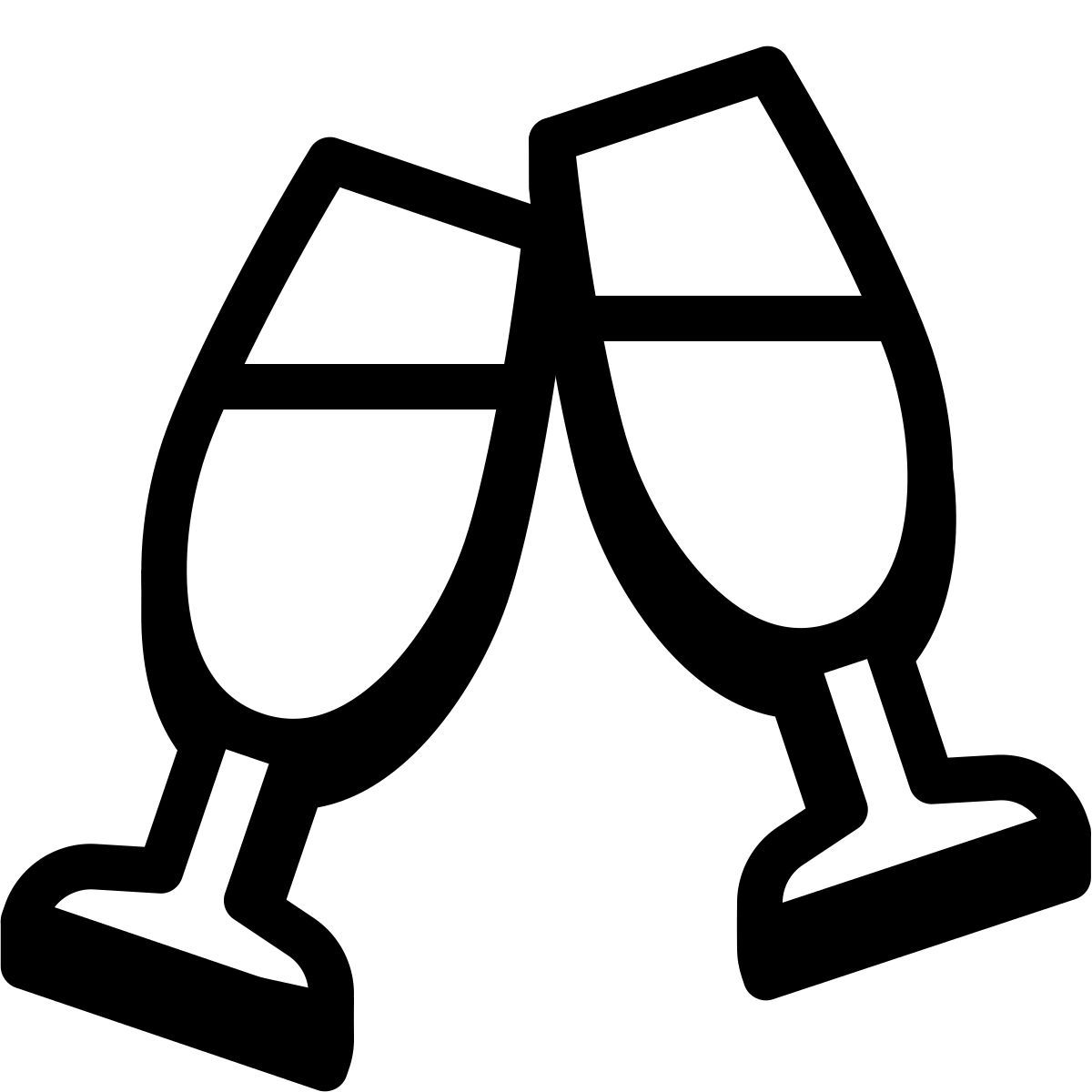 badges style champagne icon