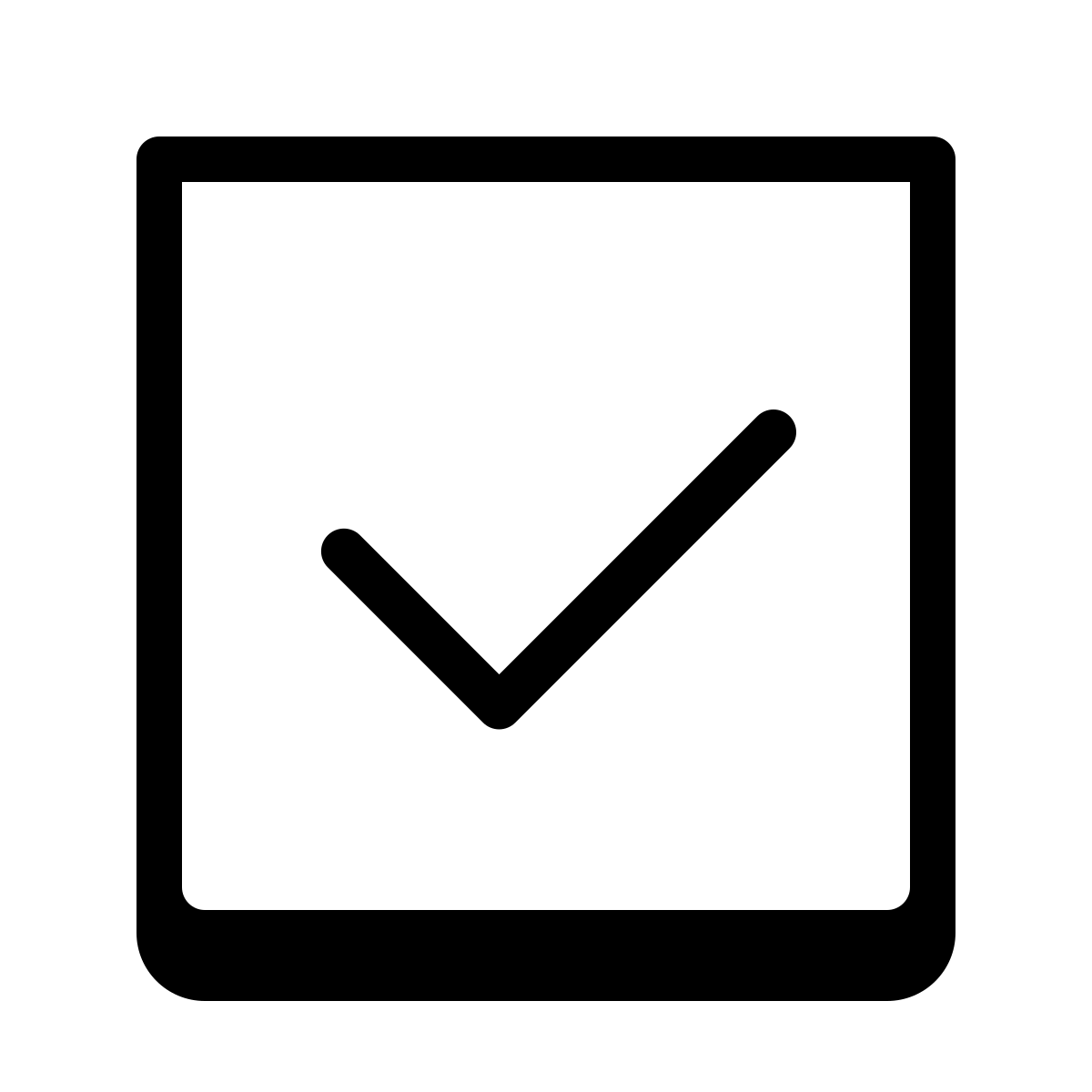 badges style checked checkbox icon