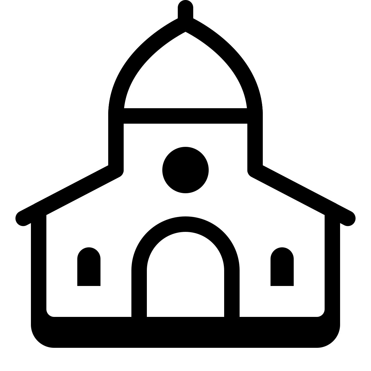 badges style city church icon