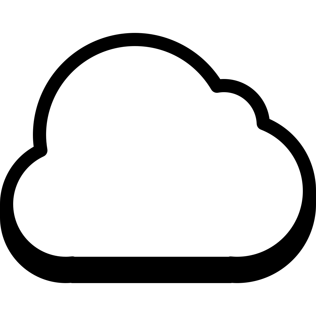 badges style cloud icon