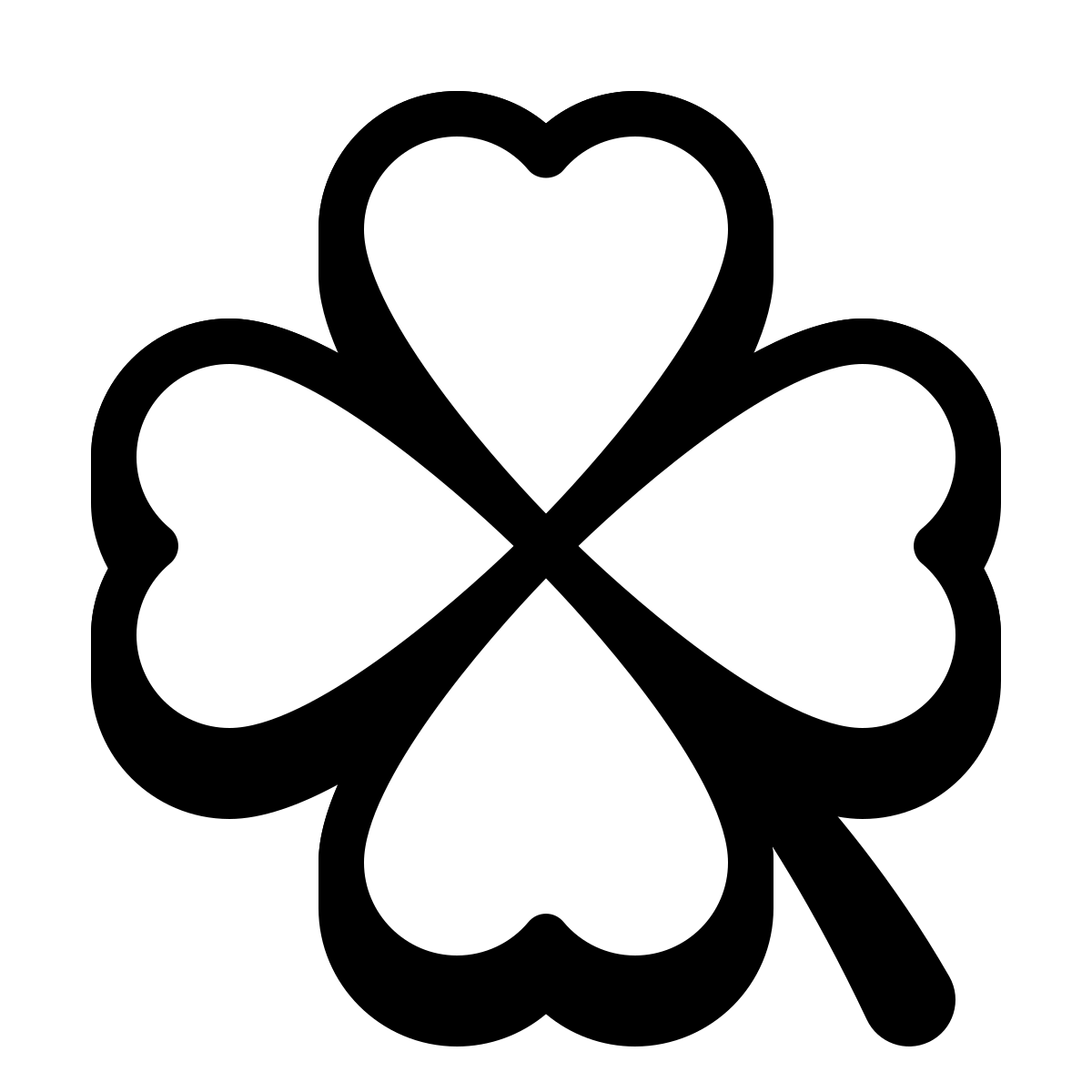 badges style clover icon