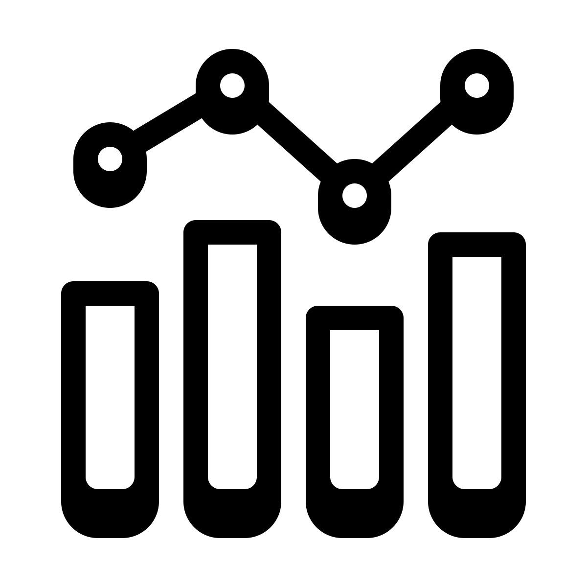 badges style 콤보 차트 icon