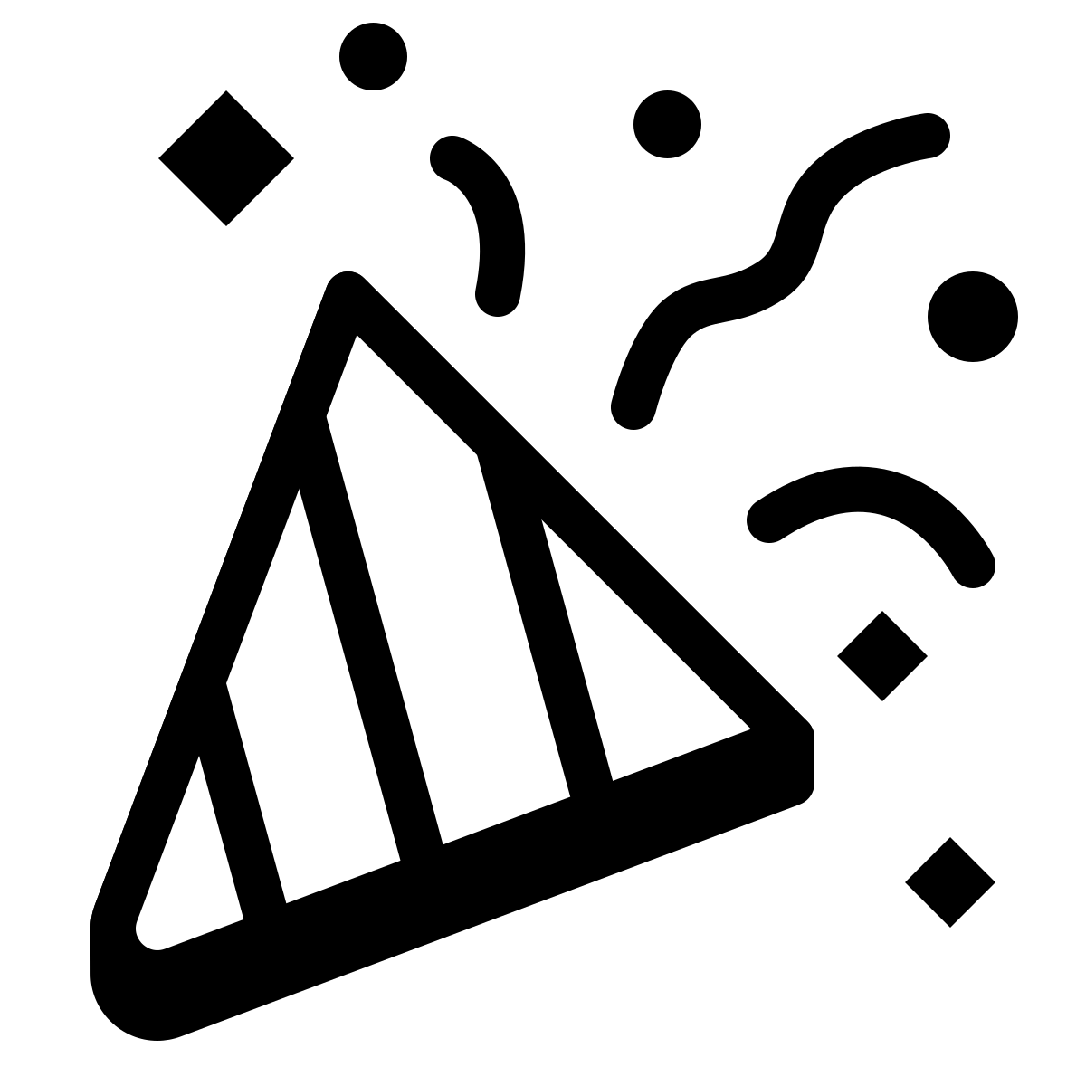 badges style confetti icon