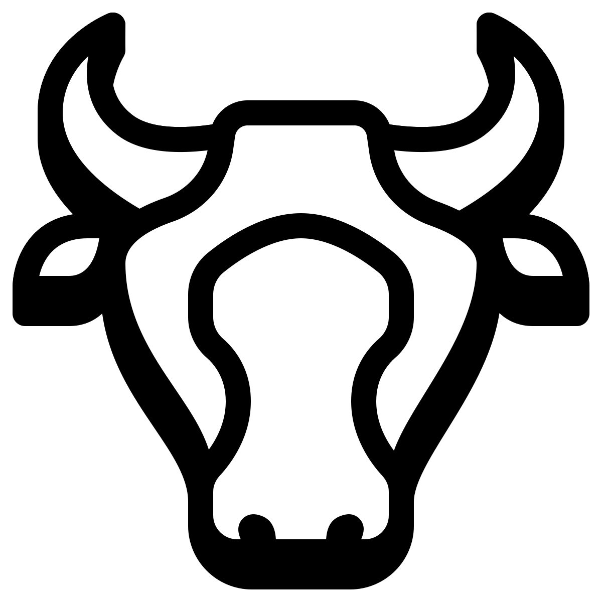 badges style cow icon