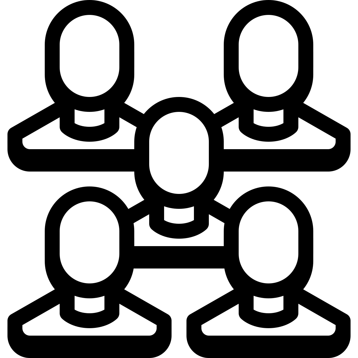 badges style crowd icon