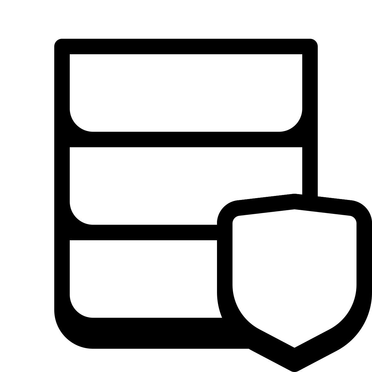 badges style data security icon