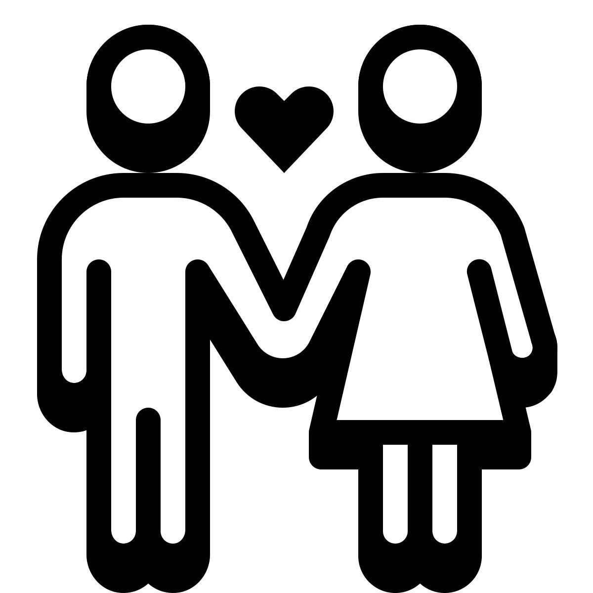 badges style mann frau date icon