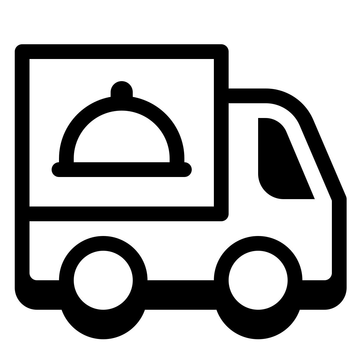 badges style livraison de nourriture icon