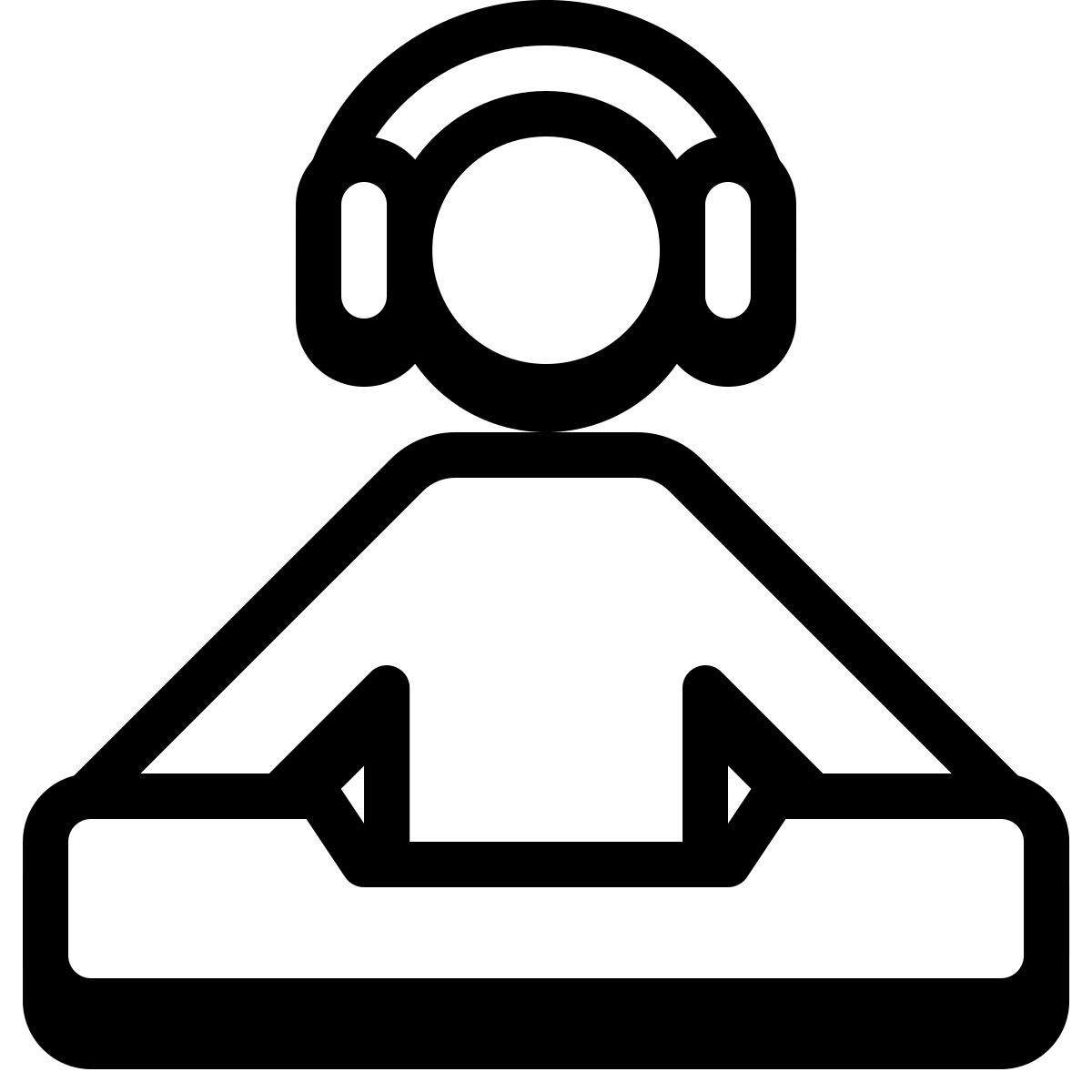 badges style dj icon