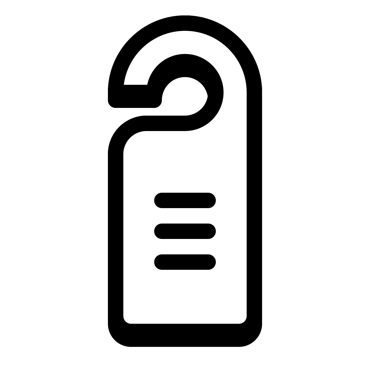 badges style door hanger icon