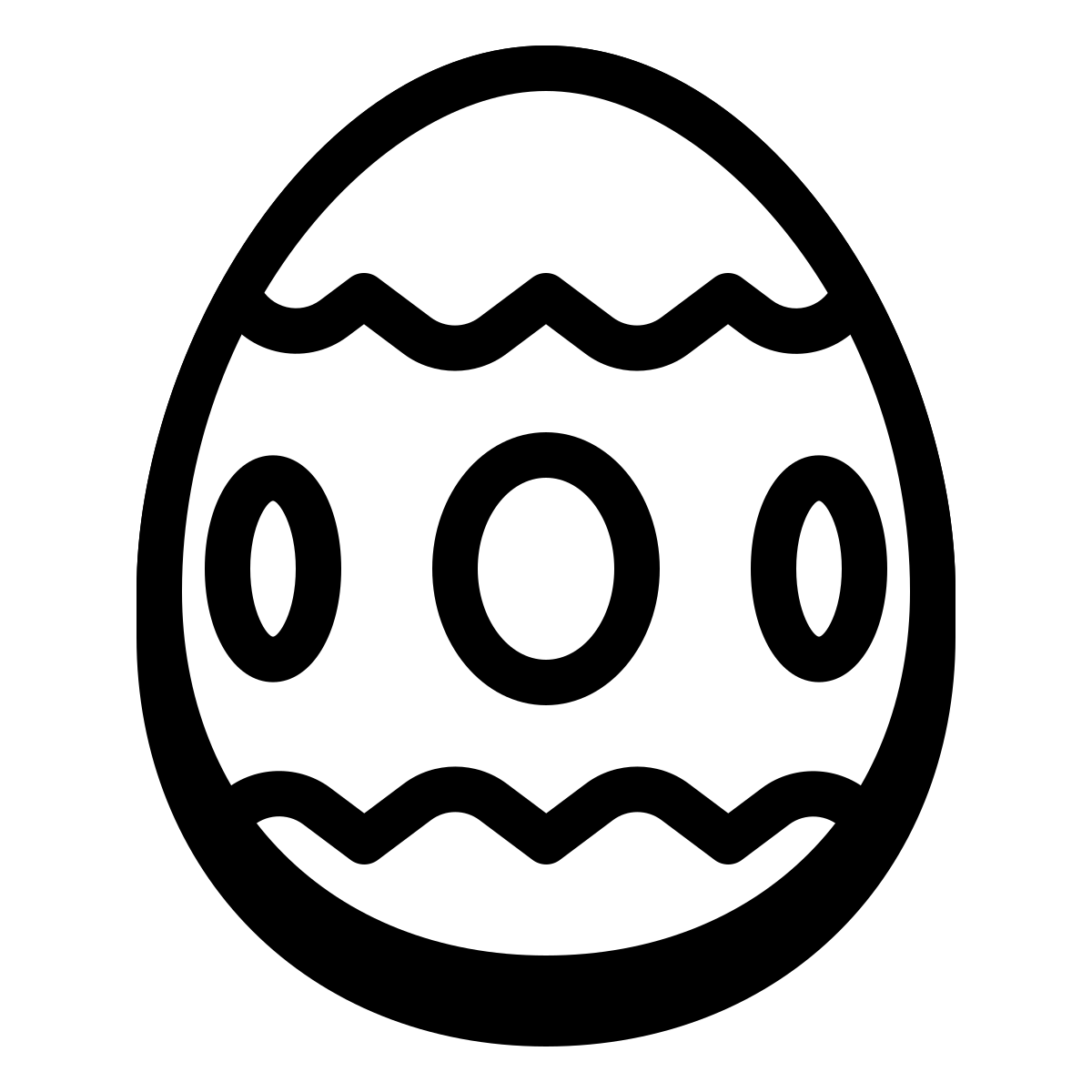 badges style easter egg icon