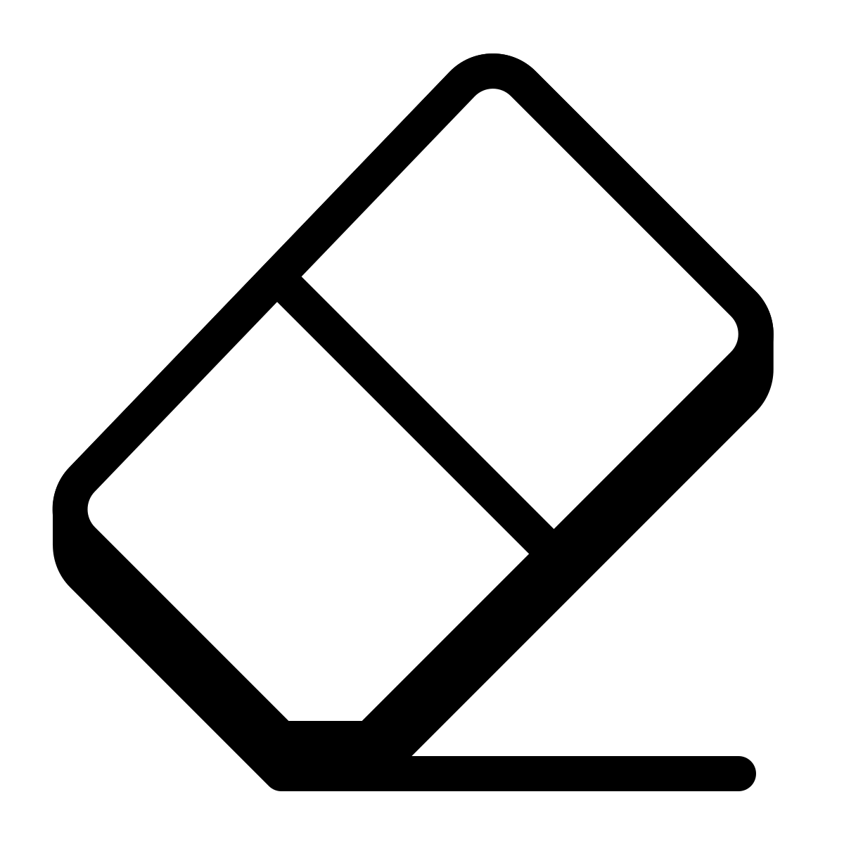 badges style erase icon