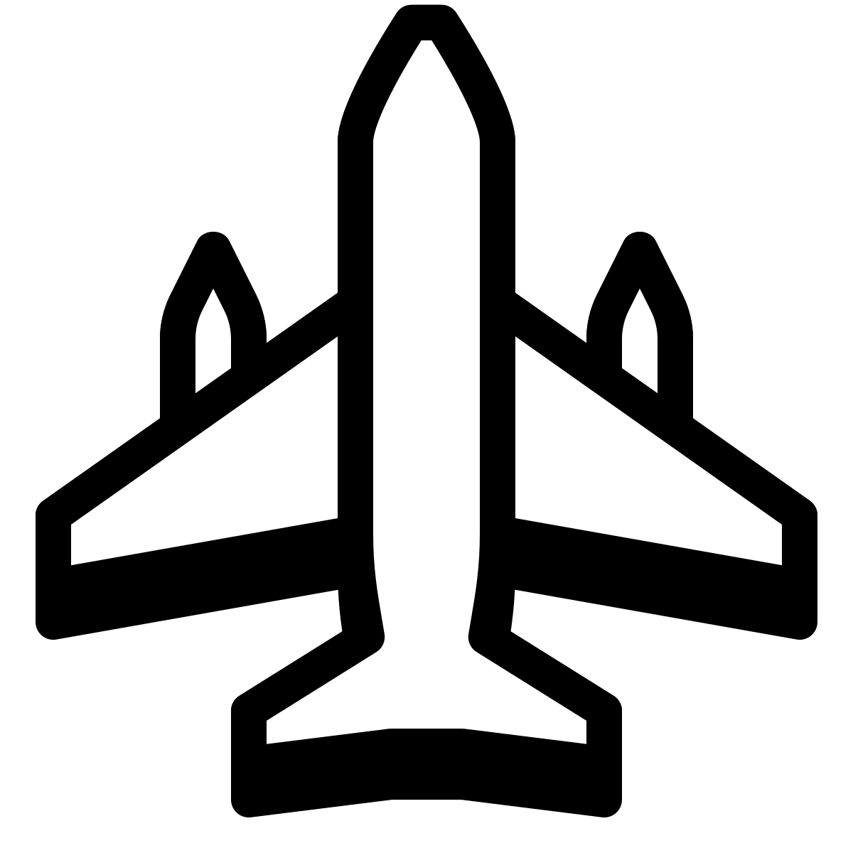 badges style fighter jet icon