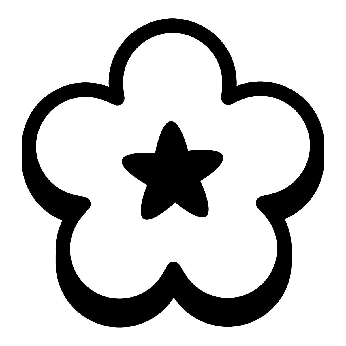 badges style blume icon