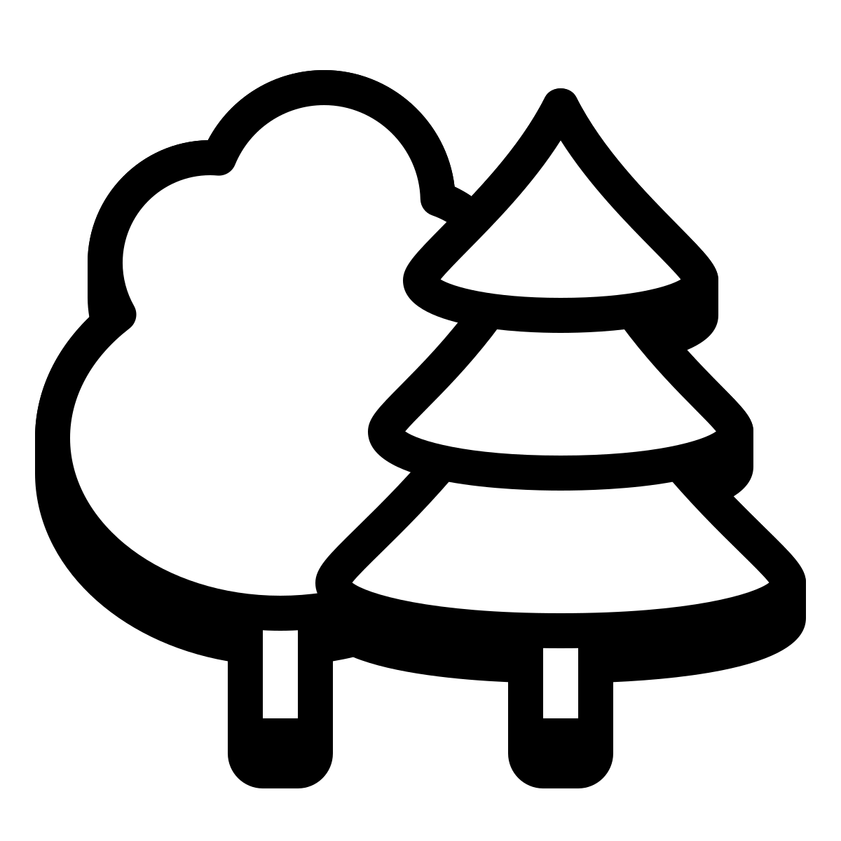 badges style forest icon