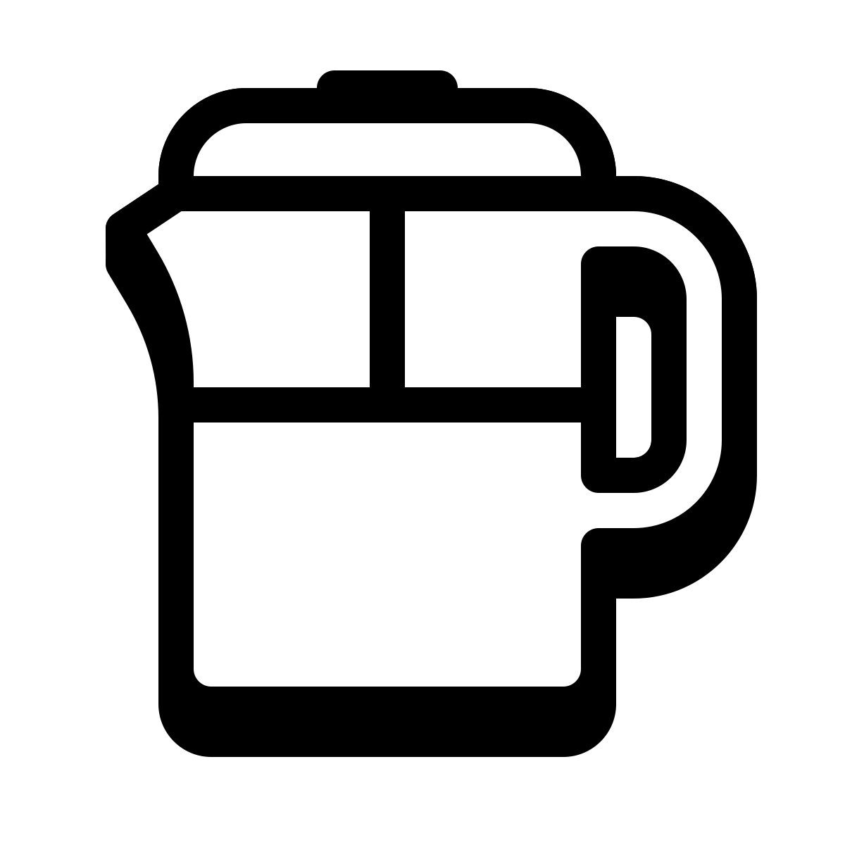 badges style french press icon