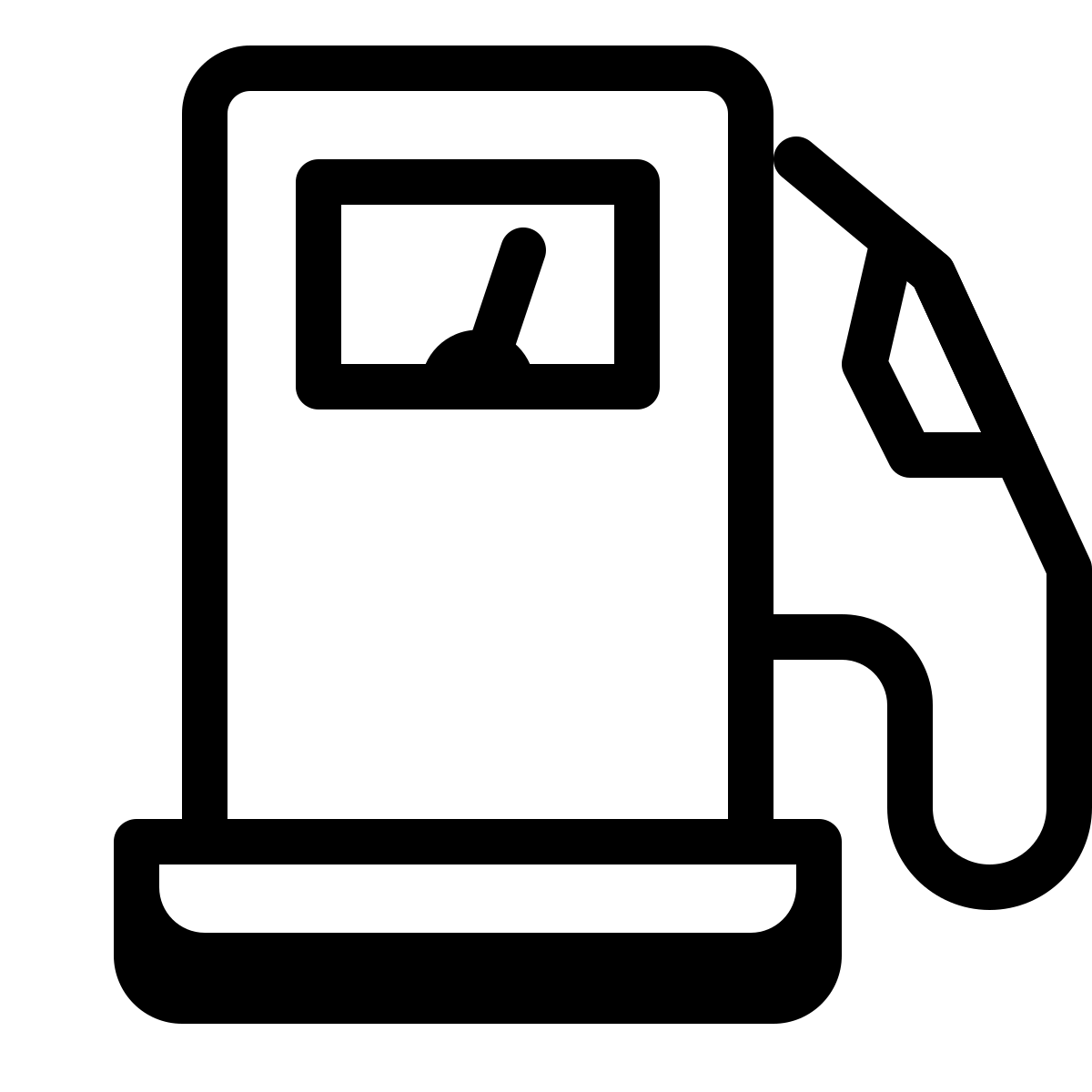 badges style gas station icon