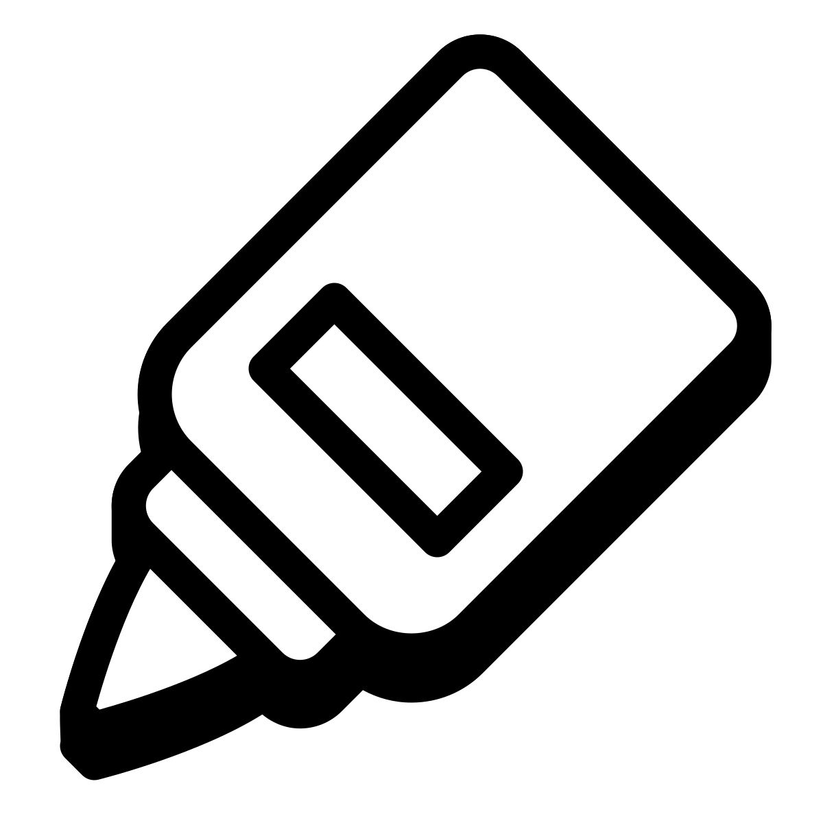 badges style glue icon