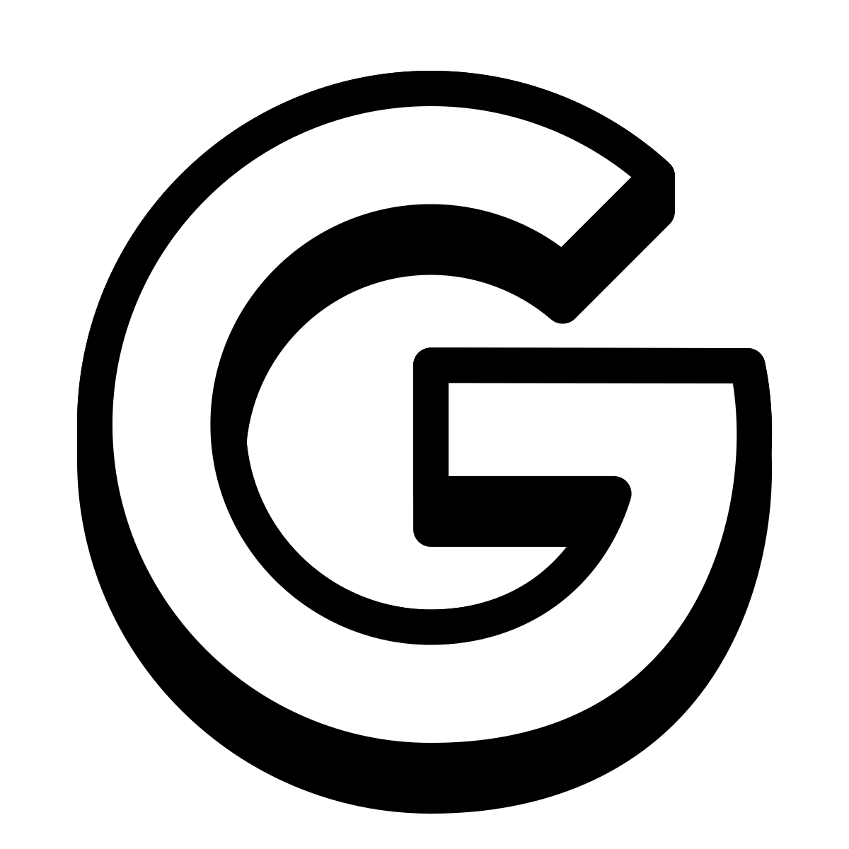 badges style google logo icon