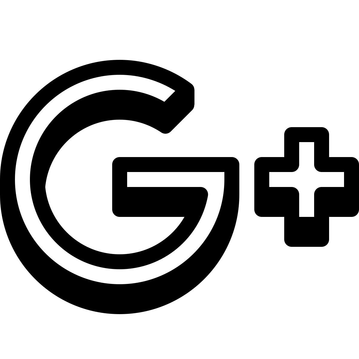 badges style google plus icon