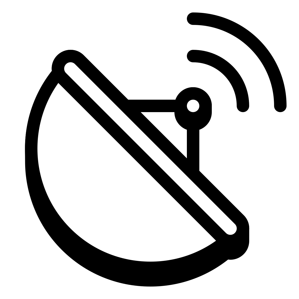 badges style gps receiving icon
