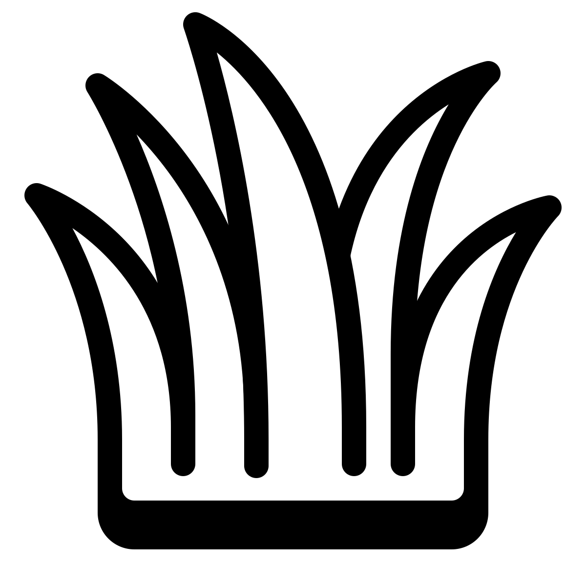 badges style grass icon