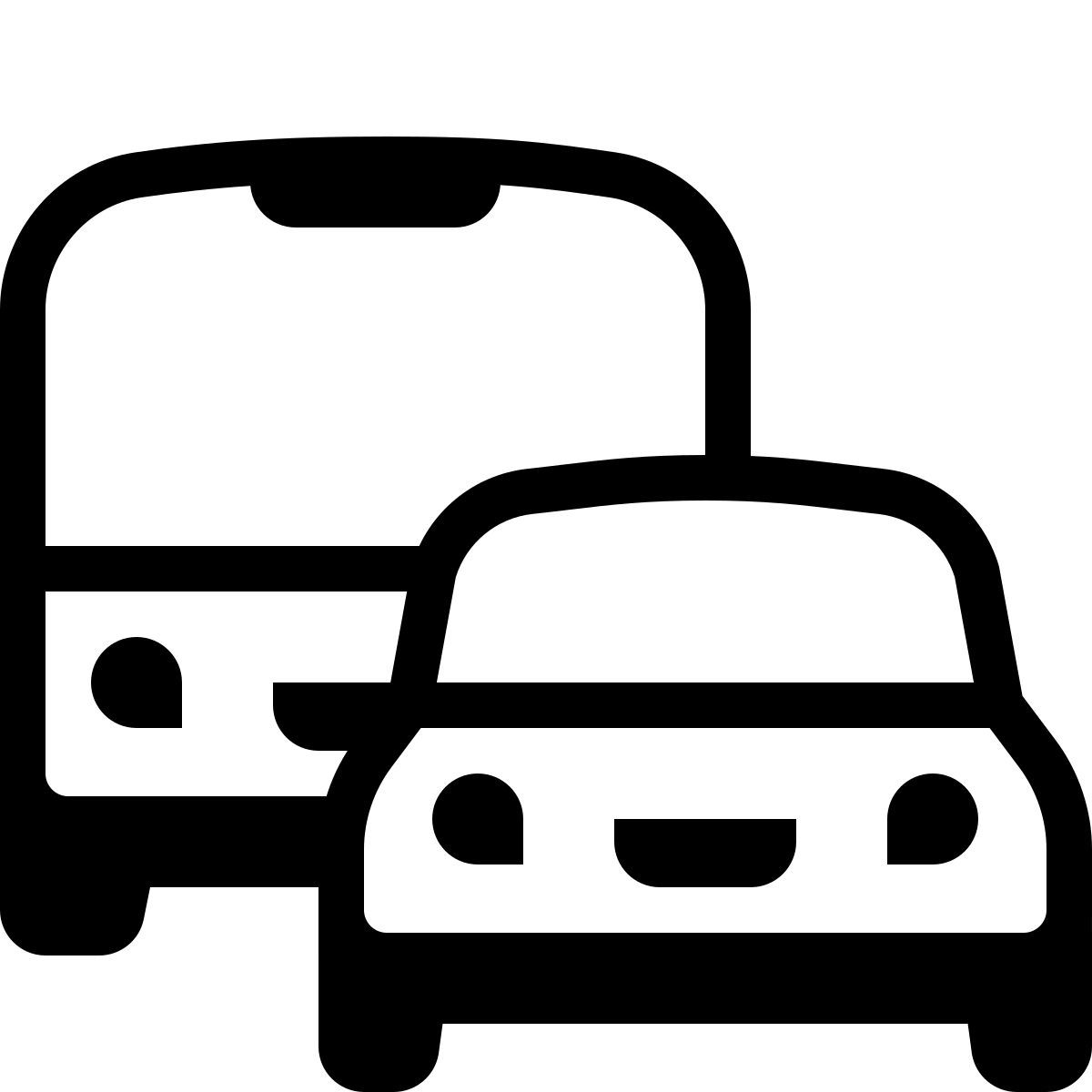 badges style public transportation icon