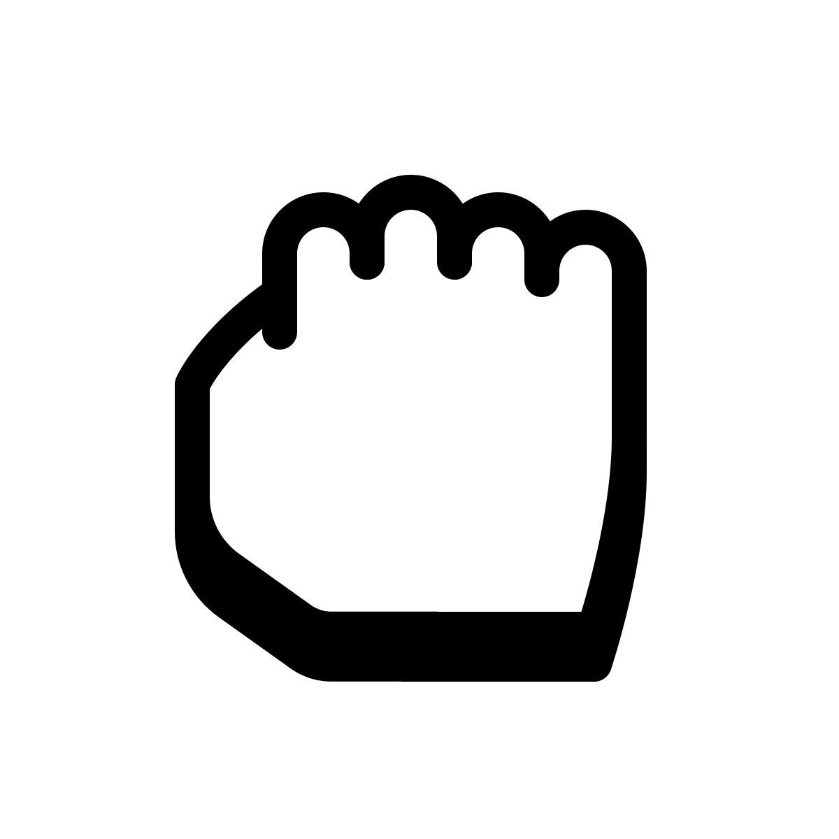 badges style 손 록 icon