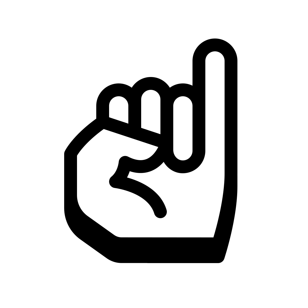 badges style hang 10 icon