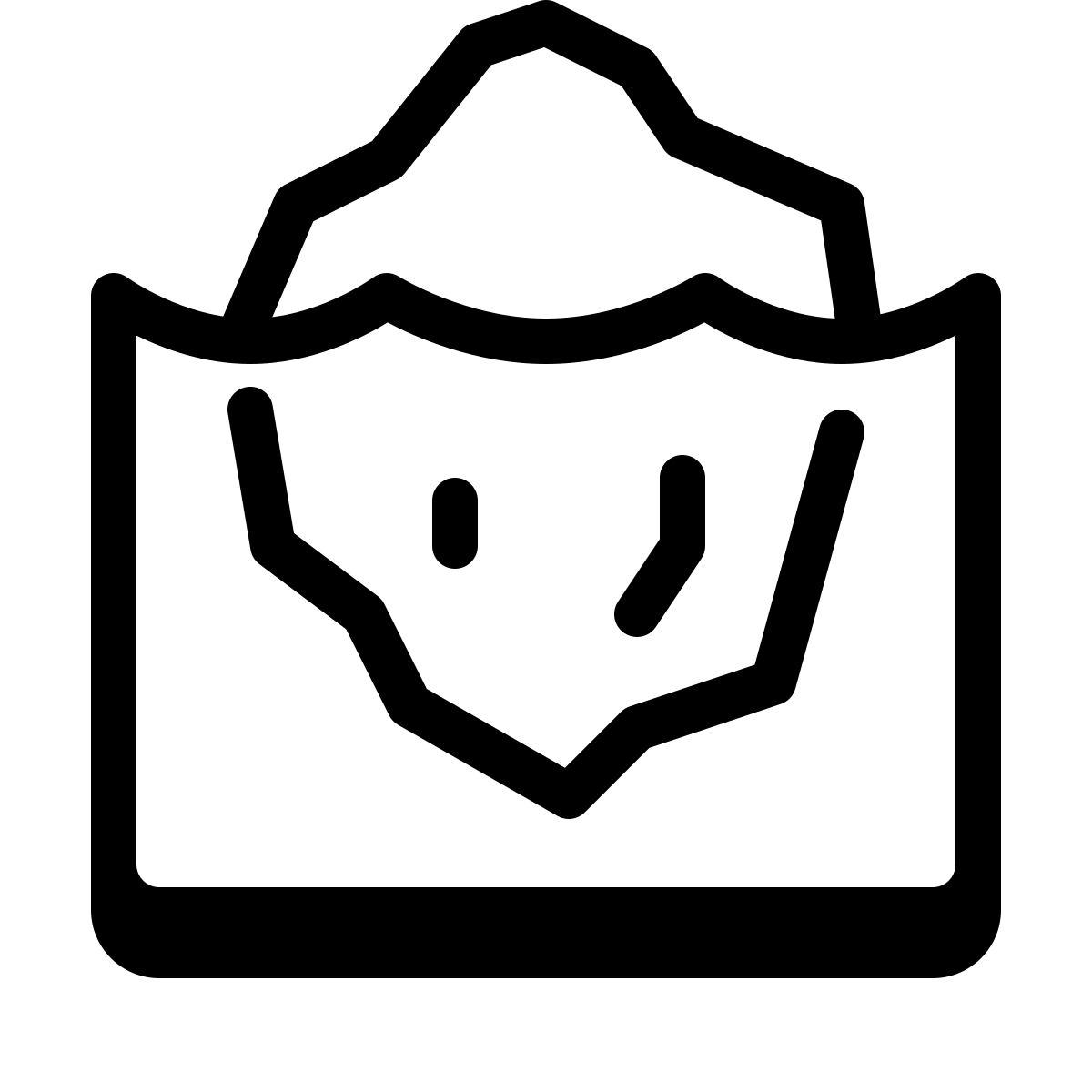 badges style iceberg icon