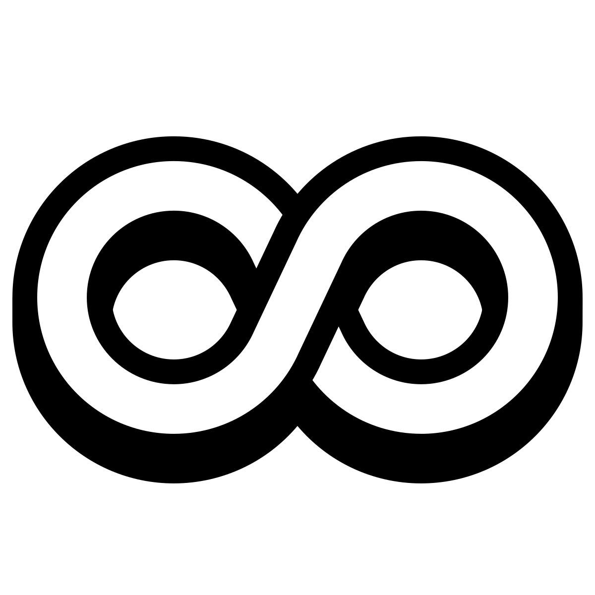 badges style infinity icon