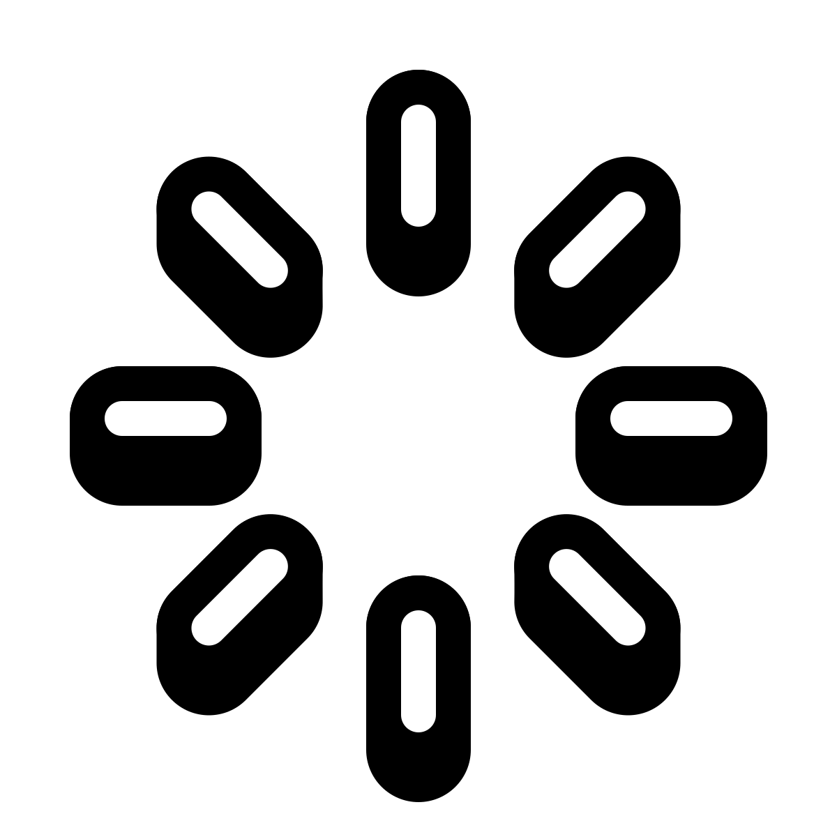 badges style iphone spinner icon