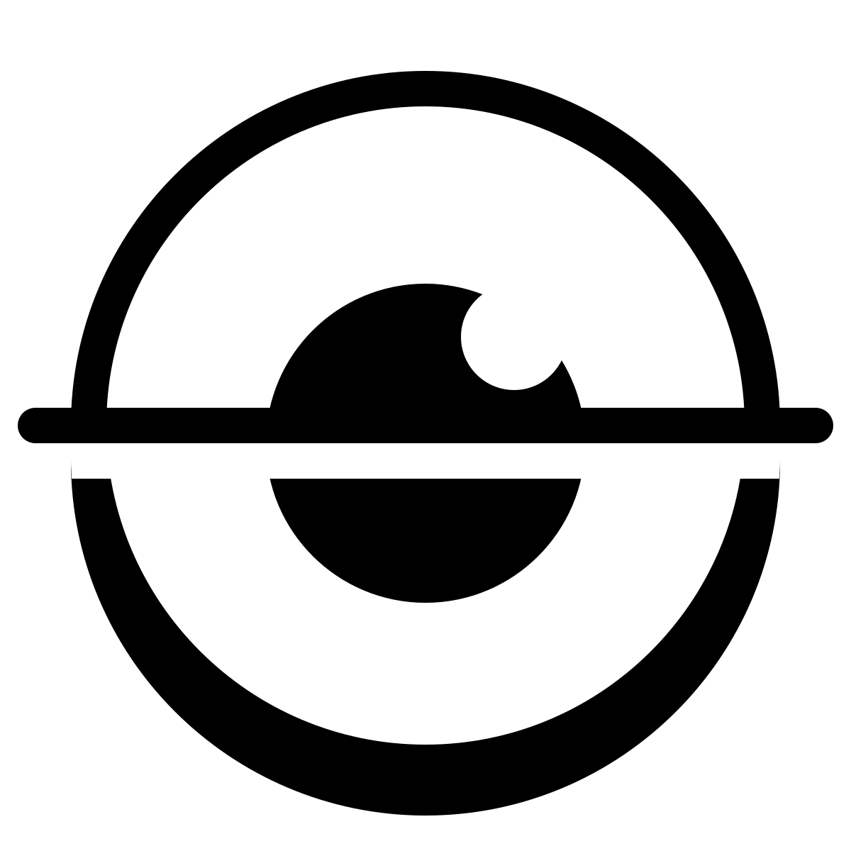 badges style iris scan icon