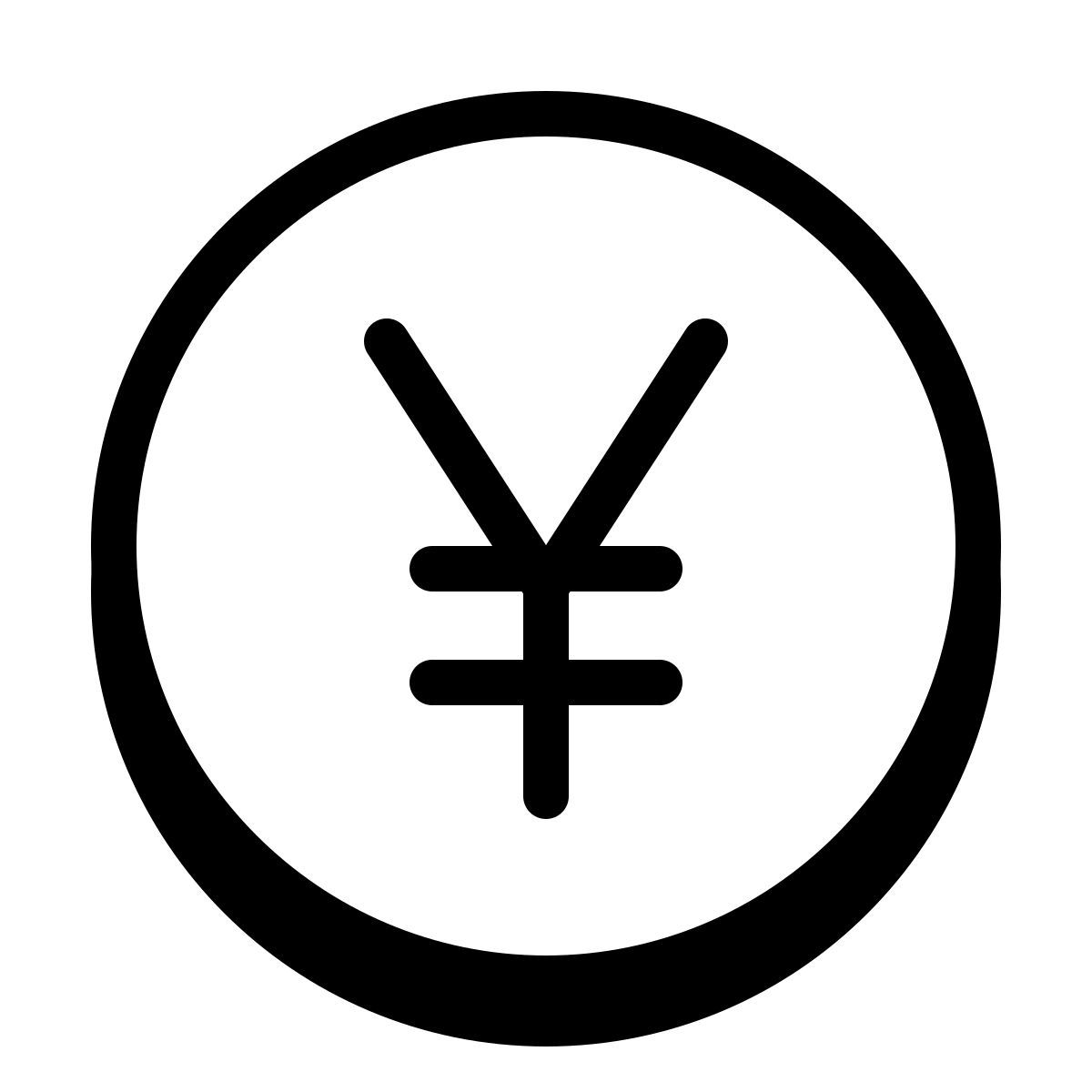 badges style yen icon