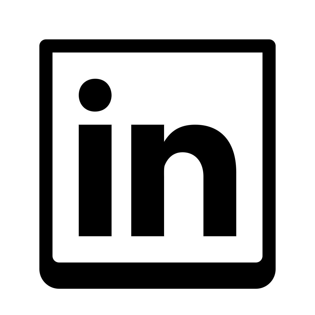 badges style linkedin icon