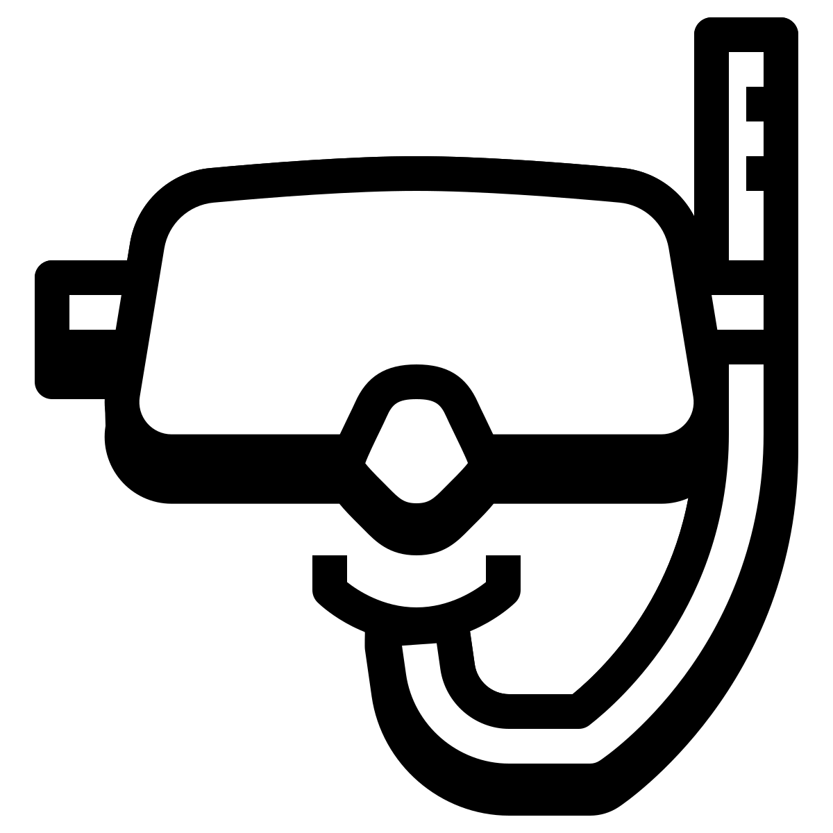 badges style mask snorkel icon